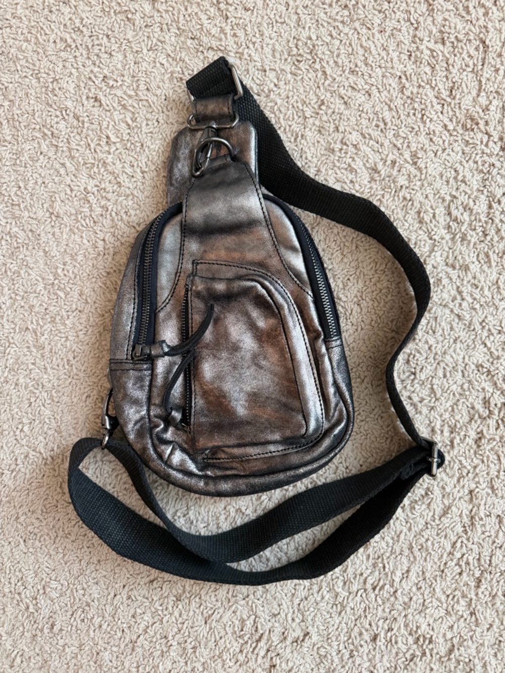 Free People leather sling bag